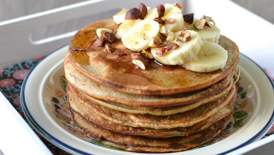 Pancake à la peau de banane